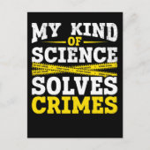 Funny Detective Forensic Science Crime Solver Briefkaart (Voorkant)