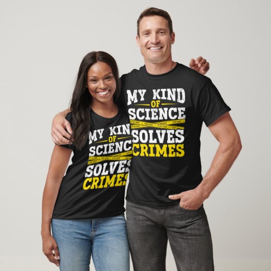 Funny Detective Forensic Science Crime Solver T-shirt (Unisex)