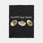 Funny Deviled Egg Er Thanksgiving  Fleece Deken (Voorkant)