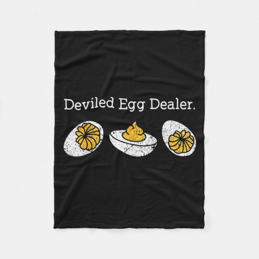 Funny Deviled Egg Er Thanksgiving Fleece Deken (Voorkant)