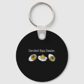Funny Deviled Egg Er Thanksgiving  Sleutelhanger (Voorkant)