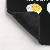 Funny Deviled Eggs You Know Why I'm Here Tee Uni-a Muismat (Hoek)