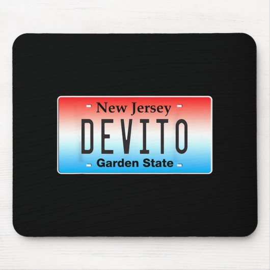 Funny Devito New Jersey Italian American Nj Cutlet Muismat (Voorkant)