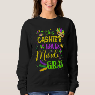 Funny Deze kassier houdt van Mardi Gras Festival C Trui