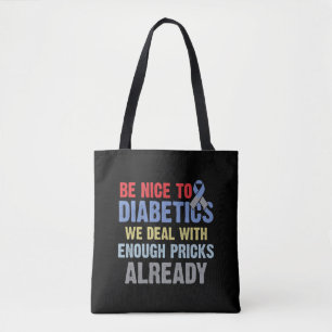 Funny Diabetes Rude Insulin Warrior Diabetic Draagtas