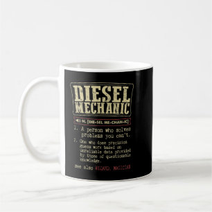 Funny Diesel Mechanic for Men Bigger Tools Koffiemok