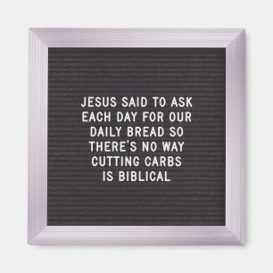 Funny Diet Quotes - Letter Board Magnet 2.3 Magneet