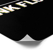 Funny Dink Player Retro Pickleball Mannen Poster (Hoek)