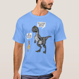 Funny Dinosaur And Chicken Re Chicken Quote boy T-shirt