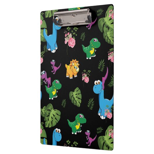 Funny Dinosaur, bladeren Klembord (Links)