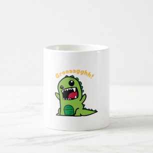 Funny Dinosaur Grooaagghh - Funny Little Dinosaur Koffiemok