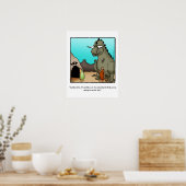 Funny Dinosaur Humor Poster Gift (Keuken)