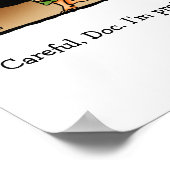 Funny Dinosaur Humor Poster Gift (Hoek)