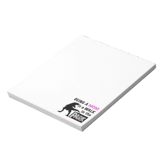 Funny Dinosaur Mam is een Walk in het Park Notitieblok (Gedraaid)