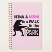 Funny Dinosaur Mam is een Walk in het Park Planner (Voorkant)