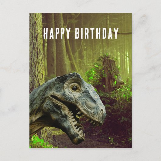 Funny Dinosaur Old Age Birthday Briefkaart (Voorkant)