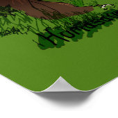 Funny Dinosaur Philosophy Als er geen God is... Poster (Hoek)