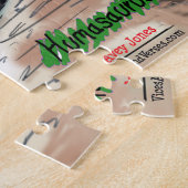 Funny Dinosaurs protesteert tegen de Cartoon "Red Legpuzzel (Zijkant)