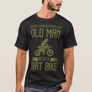 Funny Dirt Bike Gift voor Motocross Lover vader T-shirt
