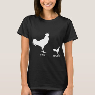 Funny Dirty Chicken T-shirt Rude-offensieve top-of