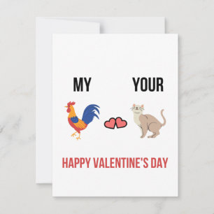 Funny Dirty Naughty Valentijns Card voor haar Feestdagenkaart