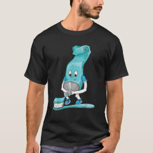 Funny Dirty Toothpaste Cool Dental Hygienisten Fun T-shirt