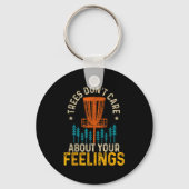 Funny Disc Golf Apparel Co. Disc Golf Trees Don't  Sleutelhanger (Voorkant)