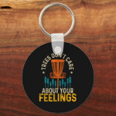 Funny Disc Golf Apparel Co. Disc Golf Trees Don't  Sleutelhanger (Voorkant)