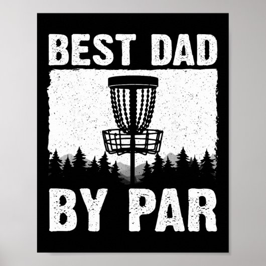Funny Disc Golf Art For Men Dad Disc Golf Player D Poster (Voorkant)