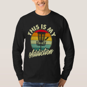 Funny Disc Golf Distress Frisbee Golf Ad T-shirt