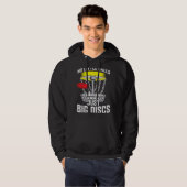 Funny Disc Golf Outfit Hoodie (Voorkant volledig)