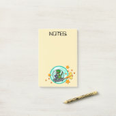 FUNNY DISCO ALIEN GRAPHIC VERTICAL POST-IT NOTITIE POST-IT® NOTES (Op bureau)