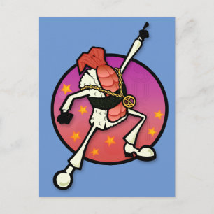 FUNNY DISCO SUSHI BRIEFKAART