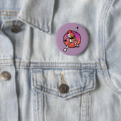 FUNNY DISCO SUSHI PIN TERUG ROND BUTTON (In situ)