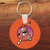 FUNNY DISCO SUSHI ROUND BUTTON SLEUTELHANGER (Voorkant)