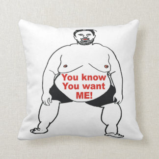 Funny Disguing Obnoxous Fat Man Sierkussen