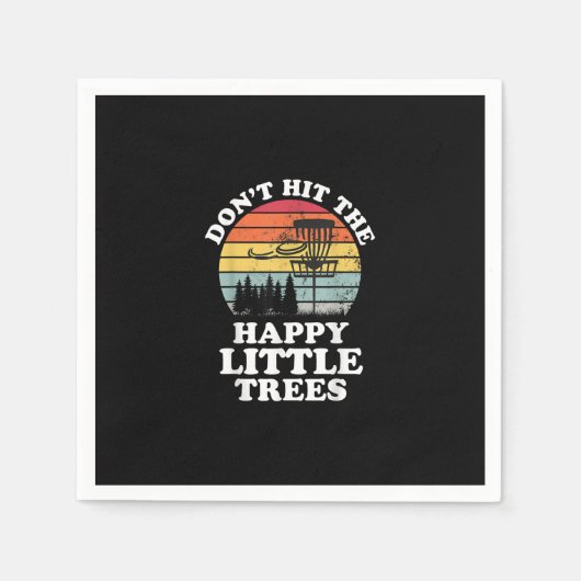 Funny Disk Golf Frisbee Golfing Player Sport Manne Servet (Voorkant)