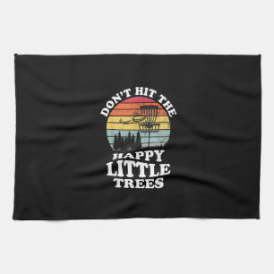 Funny Disk Golf Frisbee Golfing Player Sport Manne Theedoek