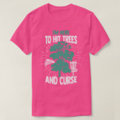 Funny Disk Golf Player T-shirt (Design voorkant)