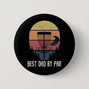 Funny Disk Golf Vader Frisbee Pap Ronde Button 5,7 Cm