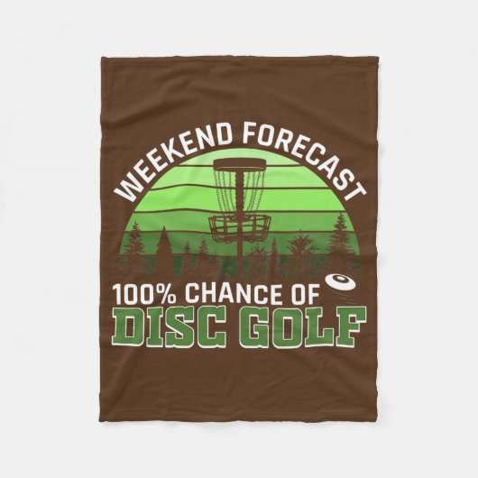 Funny Disk Golfer Disc Golf Pun Gear Disc Golfing Fleece Deken (Voorkant)