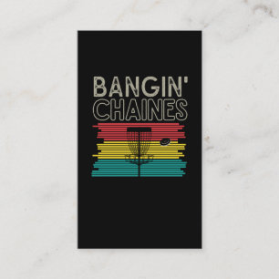 Funny Disk Golfing Sport Frisbee Disk Golf Player Visitekaartje