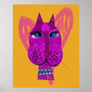Funny Diva Kat Poster