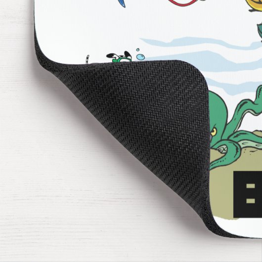 Funny Dive Buddy SCUBA Dive Buddy Muismat (Hoek)