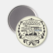 Funny Divorce Magneet (Voorkant / Achterkant)