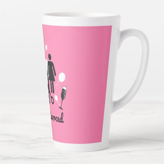 Funny Divorce Sympathie Gifts Latte Mok (Rechts)
