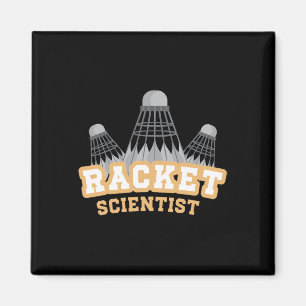 Funny Dminton Shirt Mannen Dames Dminton Speler 5 Magneet
