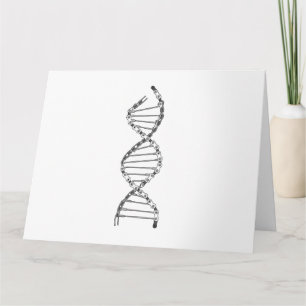 Funny DNA Cycling Bicycle Chain Mountain Bike Love Kaart