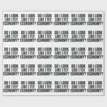 Funny Do I Look Like I Fly Economy Traveler Quote