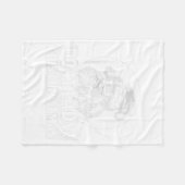 Funny Do It This Christmas Holiday Festive  Fleece Deken (Voorkant (Horizontaal))